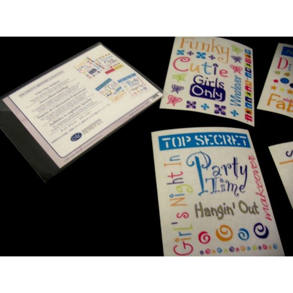 CREATIVE MEMORIES STICKER PACKS, Chitchat, Festivities, Harvest Orchard Laser - Picture 3 of 9